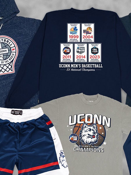 UCONN national championship apparel from 19nine