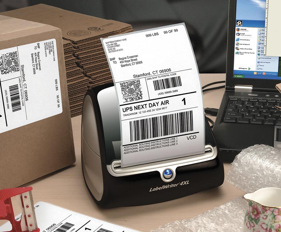 Thermal printer and label