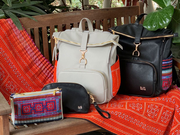 Various Rafi Nova handbags and accessories