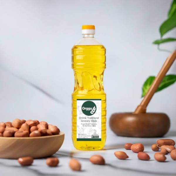 Groundnut Oil – Cold Pressed (500 ml, 1 L, 5 L)