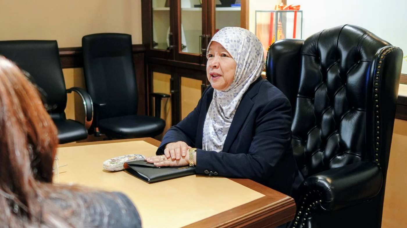   Chief Judge of Sabah and Sarawak Datuk Azizah Nawawi heads the list of recipients of state honours, awards and medals in conjunction with the 80th birthday celebration of Sarawak Governor Tun Dr Wan Junaidi Tuanku Jaafar today. — PIC FROM ATTORNEY GENERAL’S CHAMBERS MALAYSIA FB
