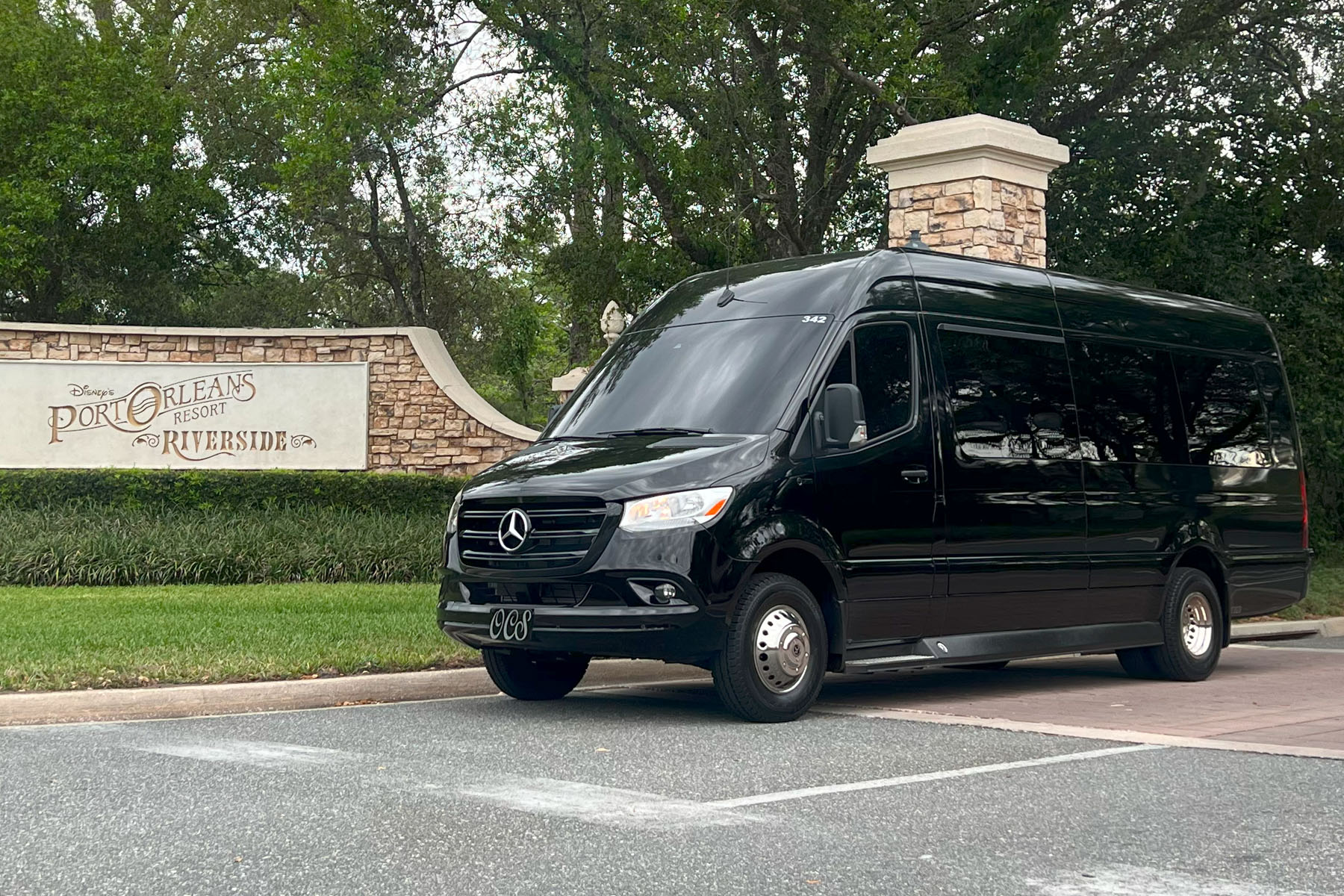 12 Passenger Sprinter Limo · Sanford Airport to Disney