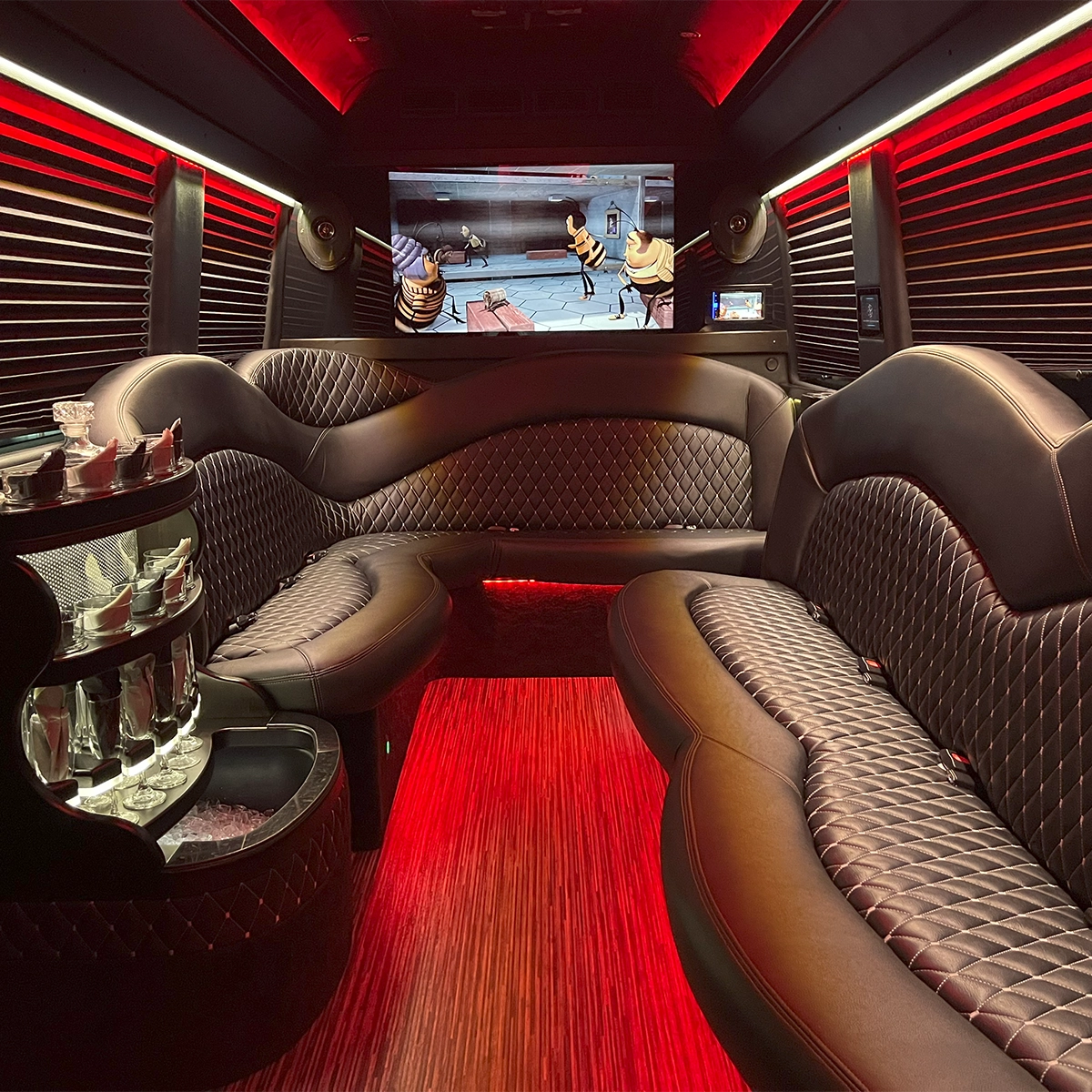Sprinter Limo Concert Limo Interior 3
