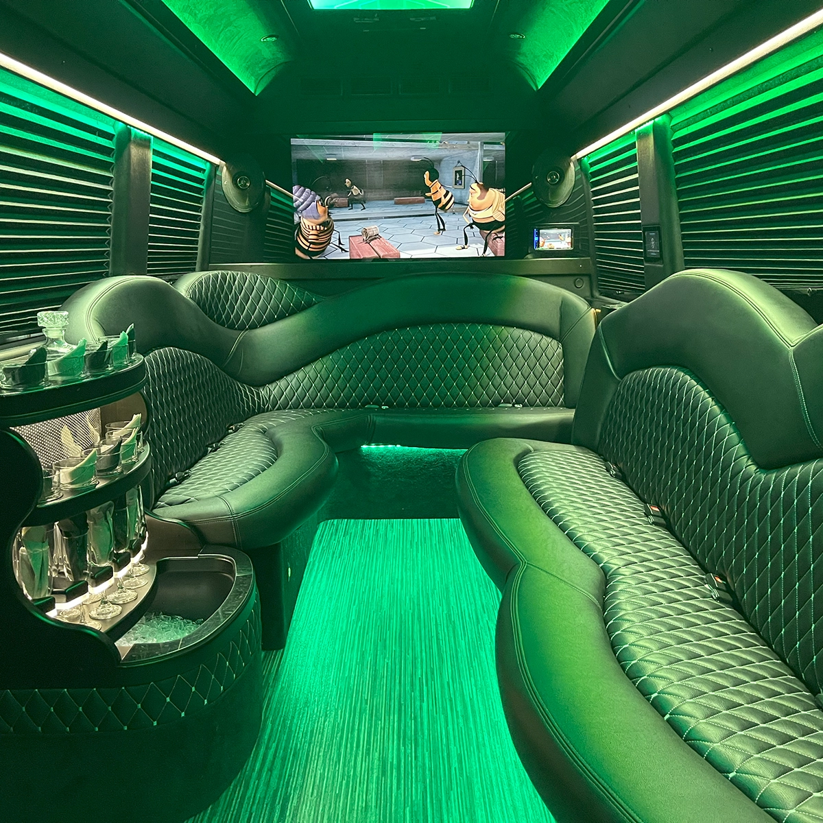 Sprinter Limo Concert Limo Interior 4
