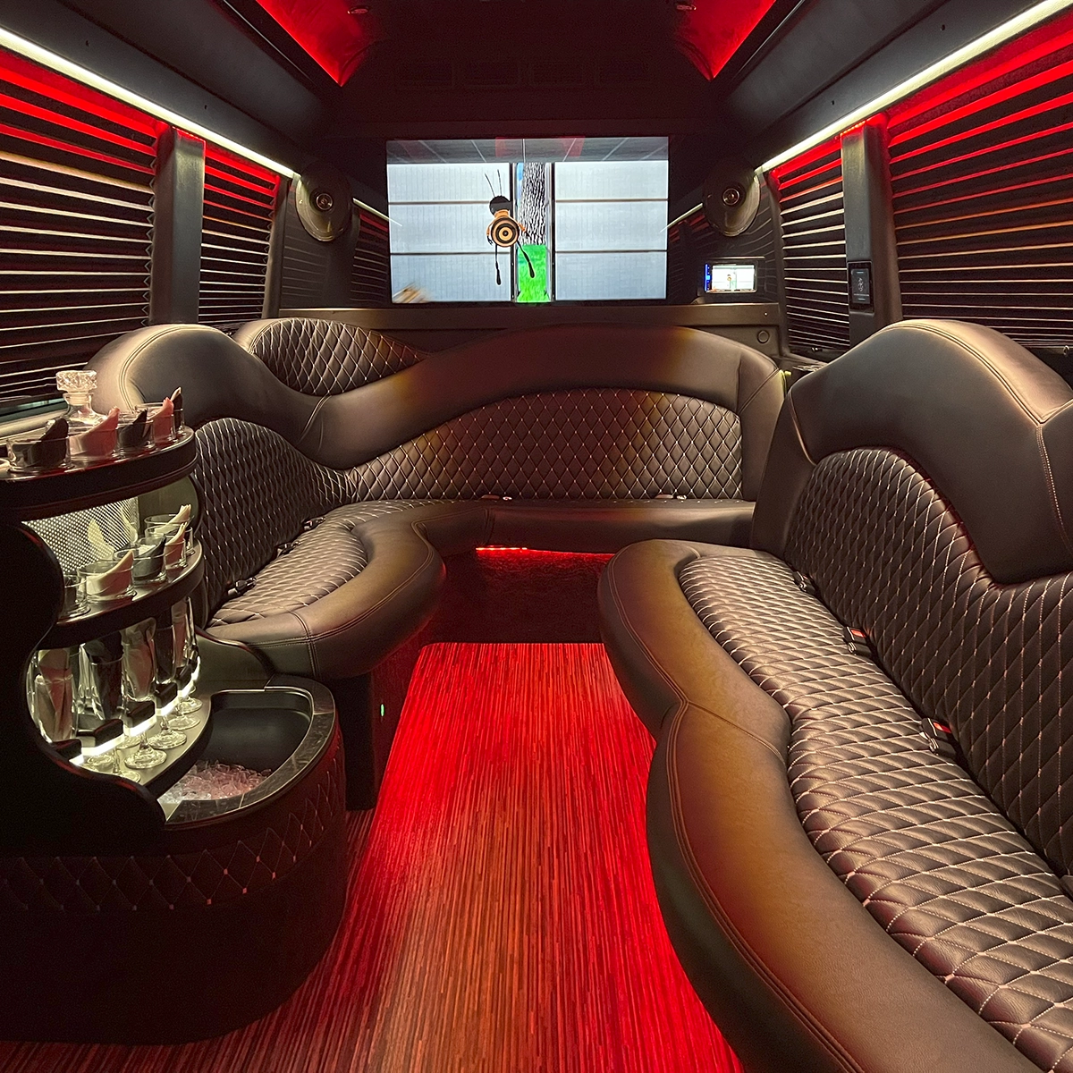 Sprinter Limo Concert Limo Interior 6