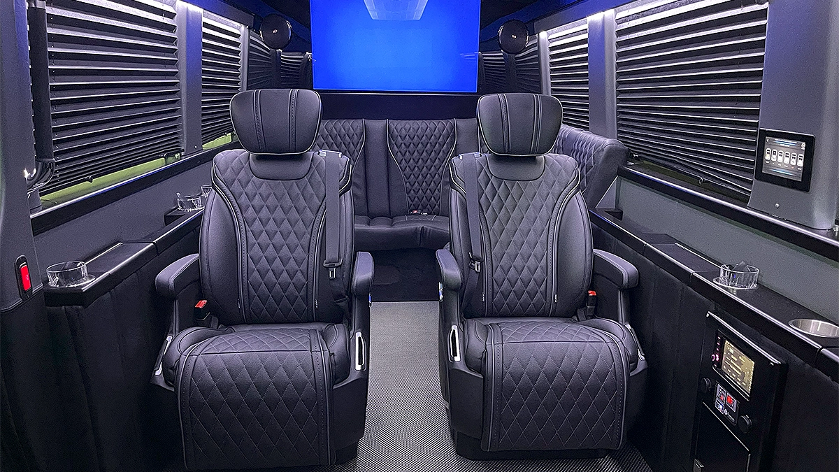 Jet Sprinter Limousine Interior