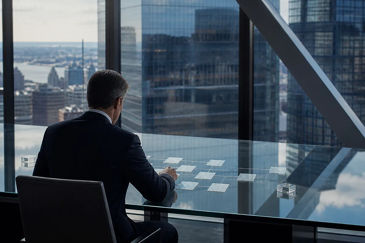 Professional reviewing a personal reputation strategy