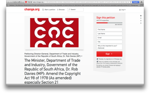 Copyright Act Petition