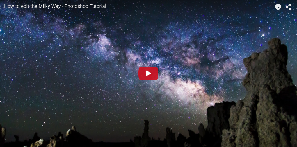 Photoshop Tutorial: How to Edit the Milky Way