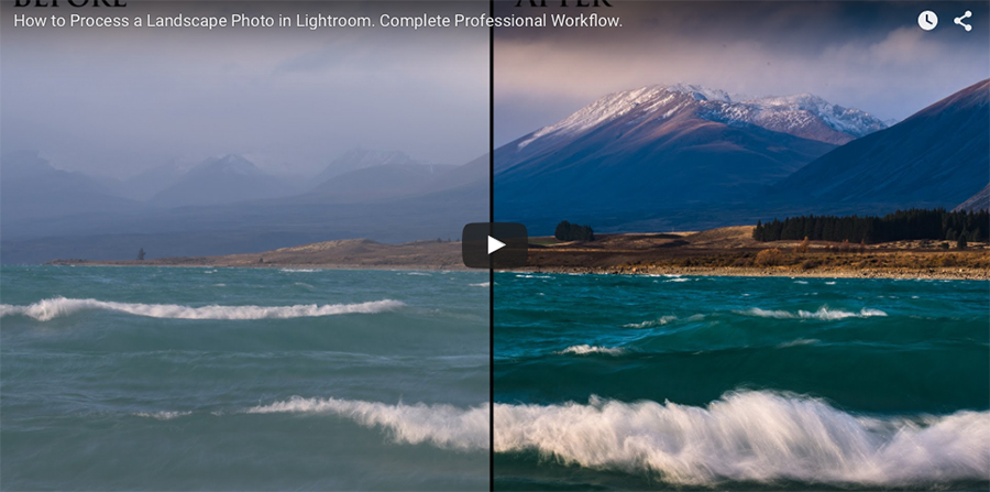 How to process beautiful landscape image using lightroom in under 10 minutes.