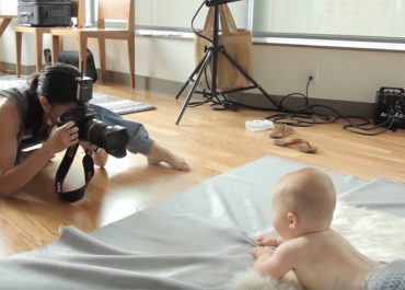 Tips for photographing a baby in studio on Orms Connect Photographic Blog