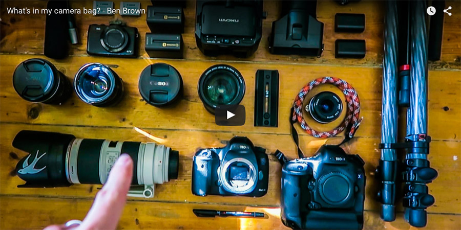 What's in my camera bag? by Ben Brown