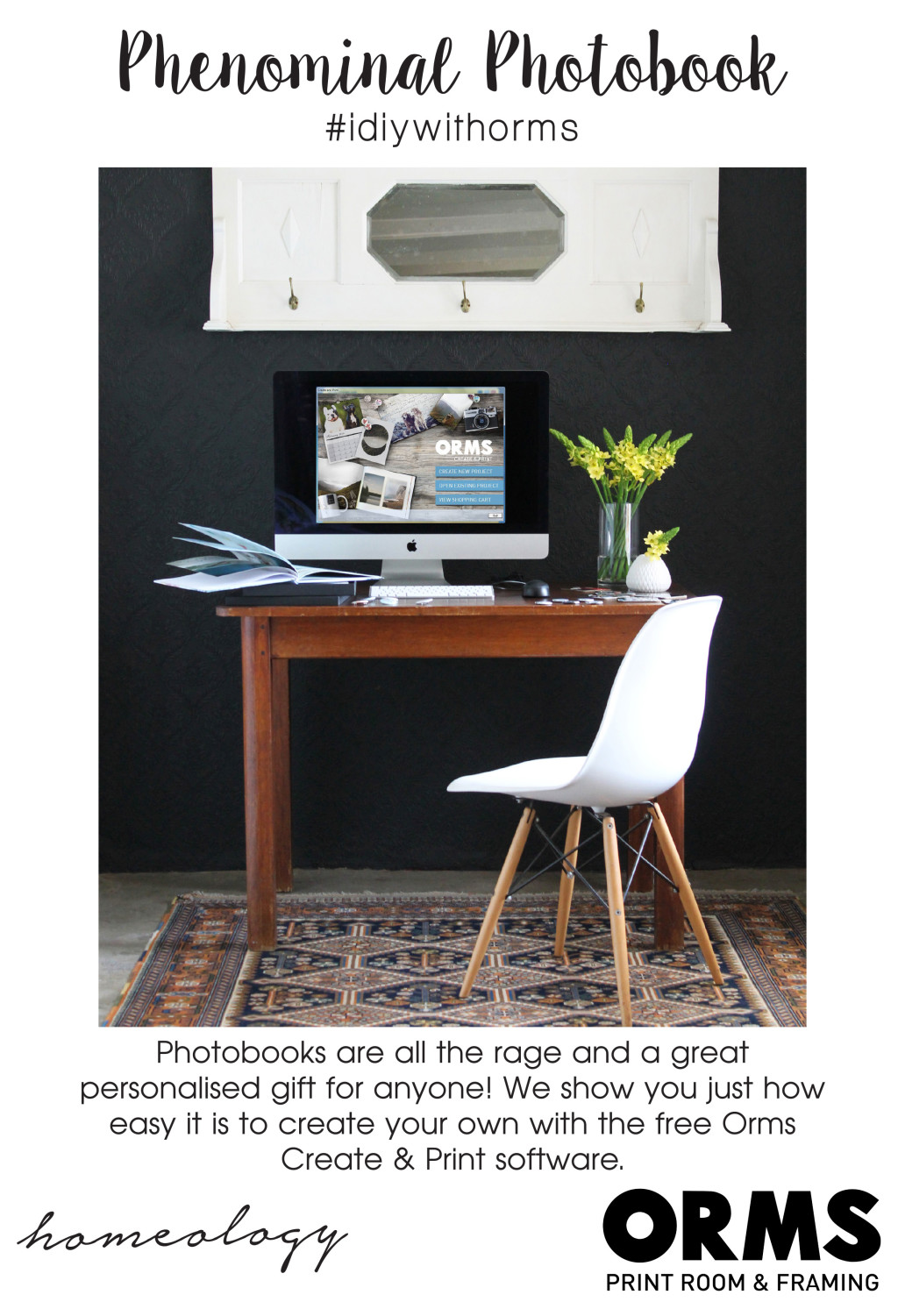 Photobook - Orms Print Room and Framing and Homology DIY Project - Personalised Gift Ideas 2015