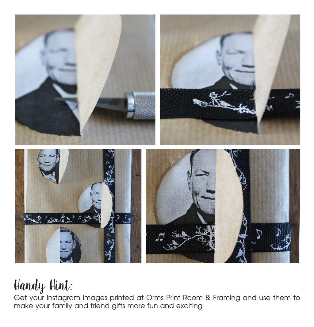 Gift Wrapping - Orms Print Room and Framing and Homology DIY Project - Personalised Gift Ideas 2015