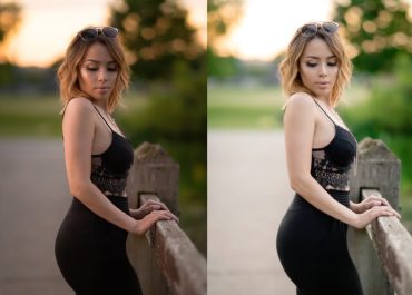 Natural Light vs Off-Camera Flash Comparison Photoshoot