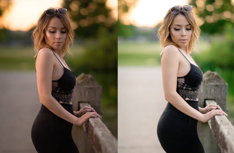 Natural Light vs Off-Camera Flash Comparison Photoshoot