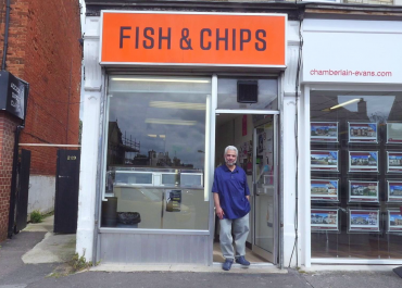 Oxford fish and chip shop doubles as photo studio