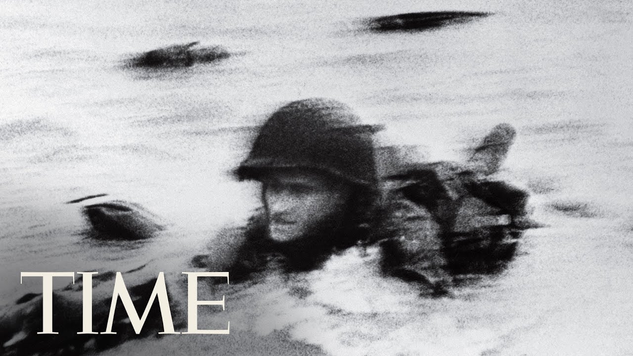 D-Day-Behind-Robert-Capas-Photo-Of-Normandy-Beach-100-Photos-TIME - The
