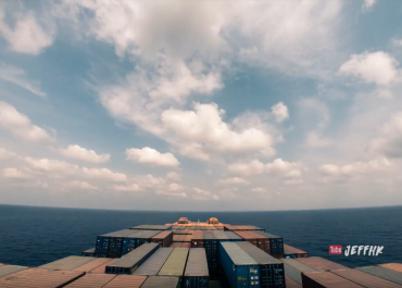 Time-lapse: 30 Days at Sea Through Thunderstorms, Torrential Rain & Busy Traffic
