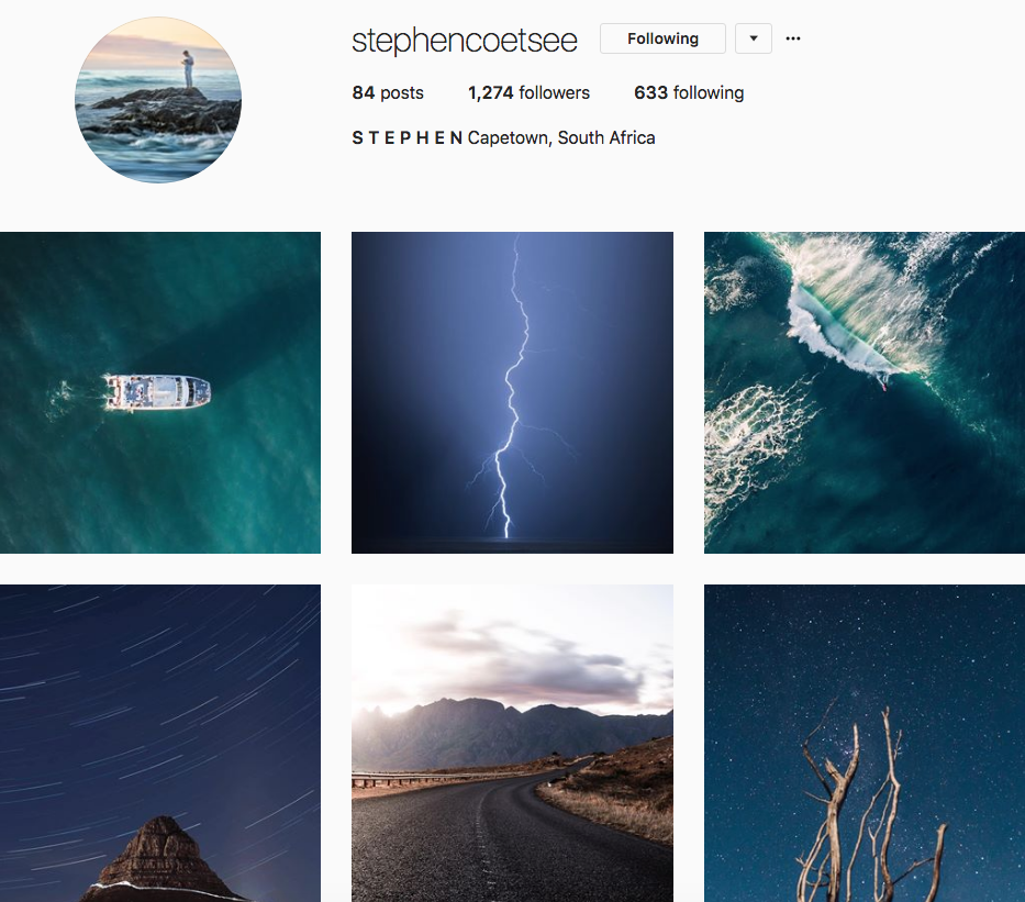 Stephen Coetsee, one of our 9 favourite SA instagrammers