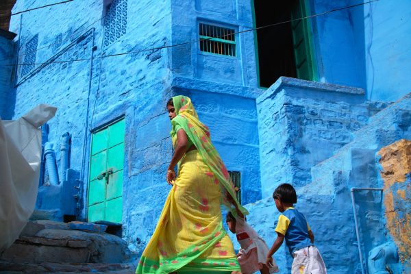 Blue city by Julie Mayfeng in Jodhpur India