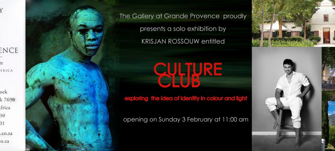 The Gallery at Grande Provence presents a solo exhibition of contemporary photography by Krisjan Rossouw entitled Culture Club.