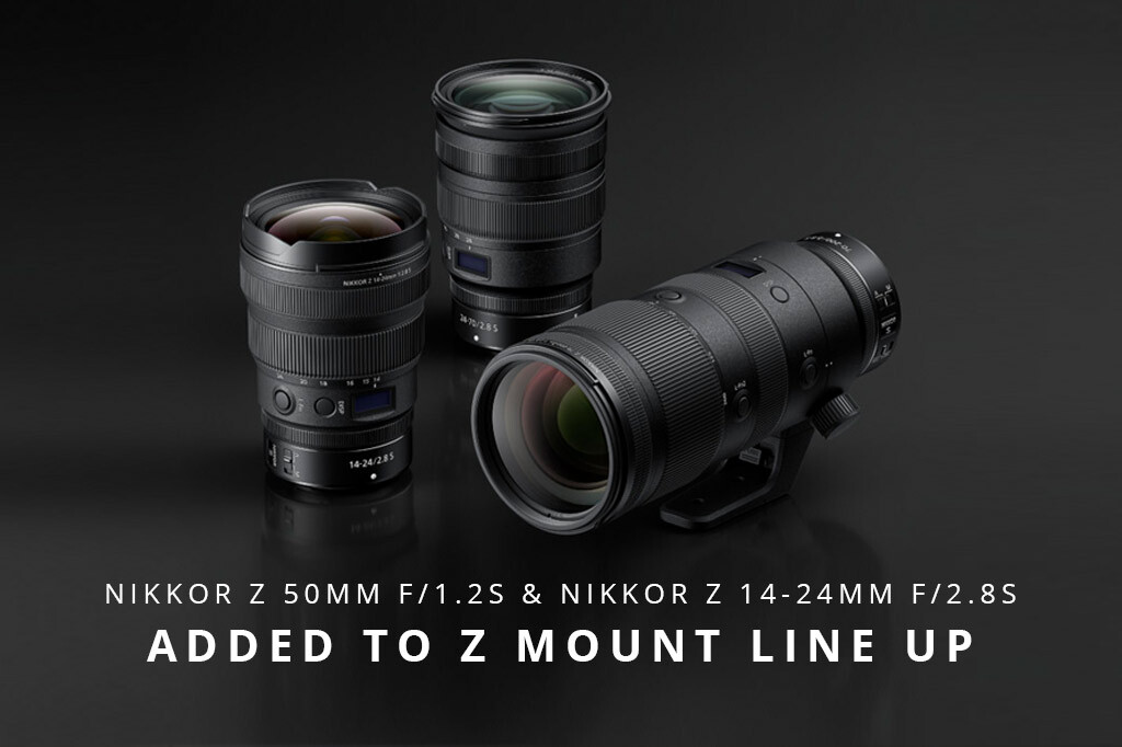 Nikkor Z 50mm f/1.2S & Nikkor Z 14-24mm f/2.8S Added To Z Mount Line Up