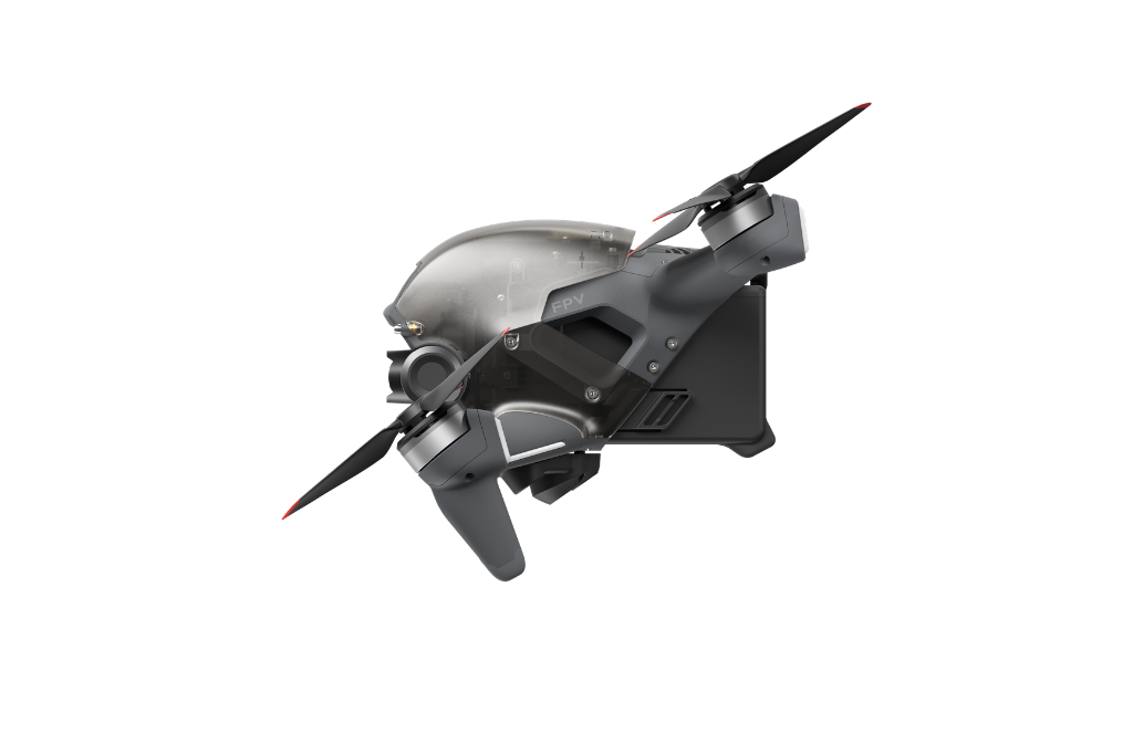 side angle of new dji drone