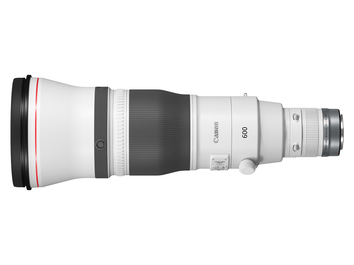 THE RF 600MM F4L IS USM LENS top view