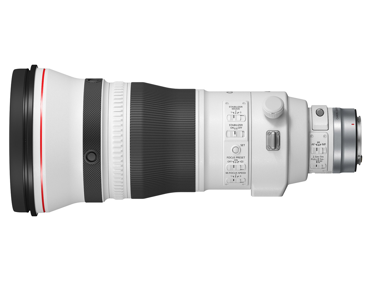 THE RF 400MM F2.8L IS USM LENS  side view