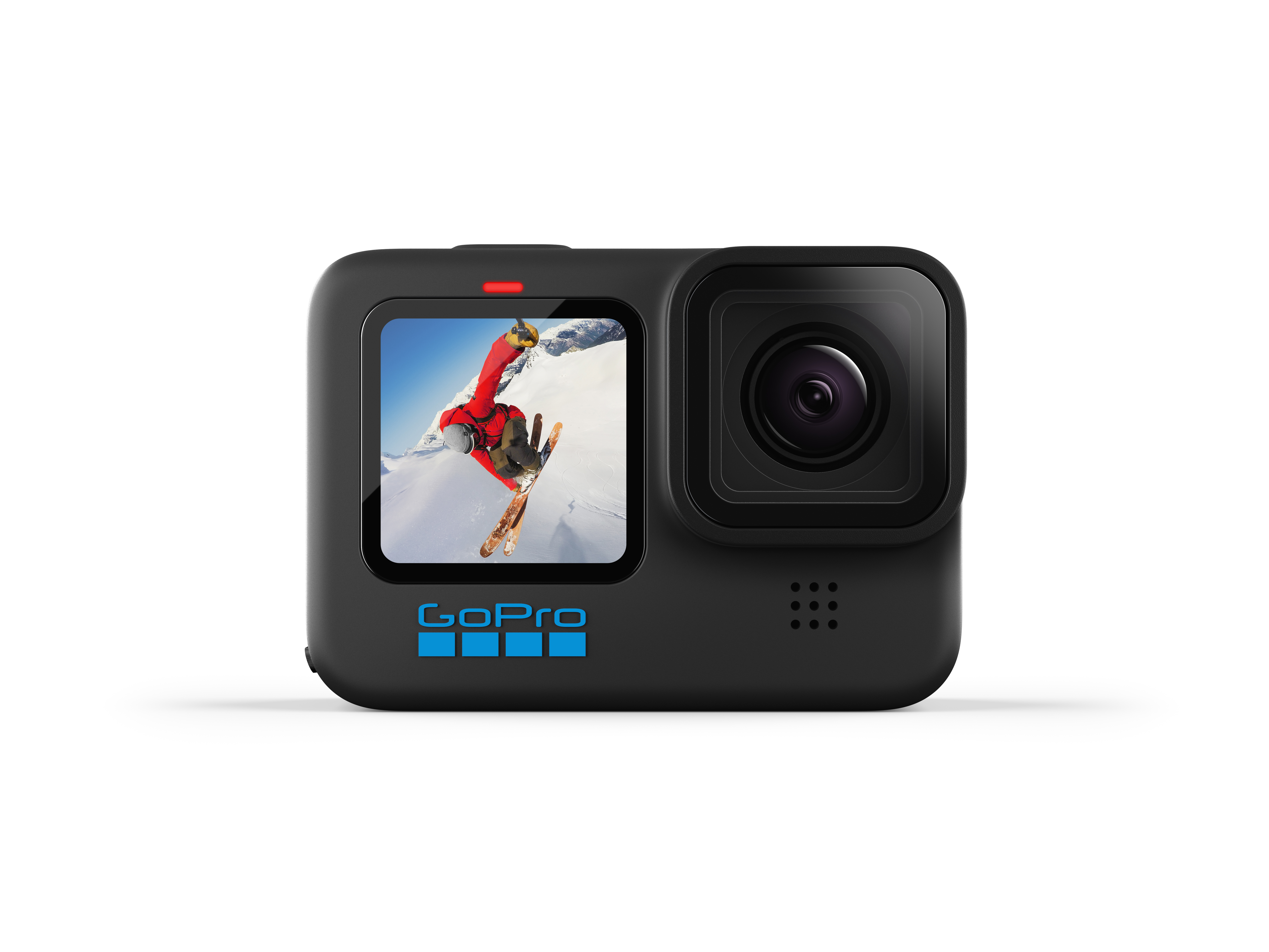 GoPro hero10 black front view straight on