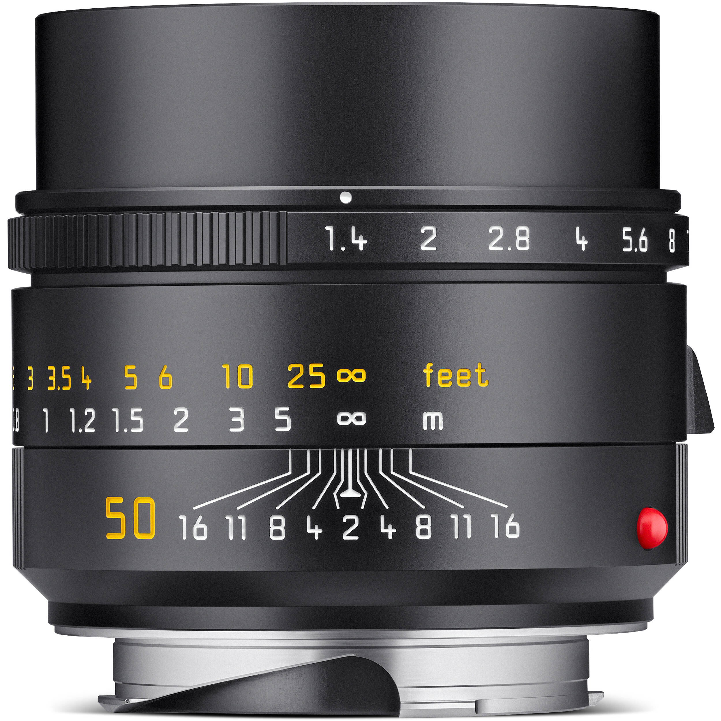 black Leica lens