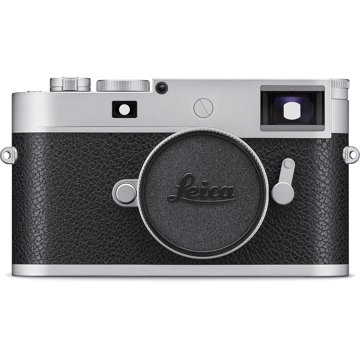 black and silver Leica camera