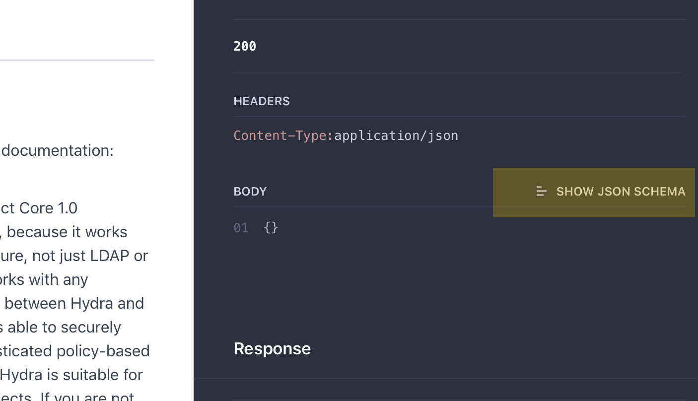 Enable JSON Schema on Apiary