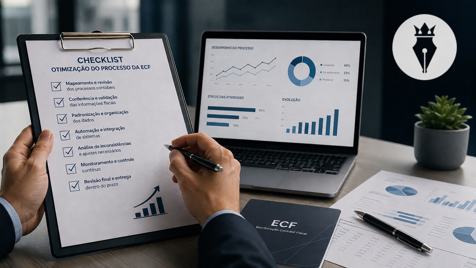 Checklist de preparação da ECF 2026 para empresas do Lucro Real