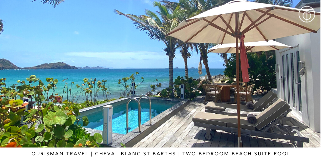 The Cheval Blanc: a beach resort at St-Barth Isle De France