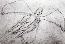 A Feather Stare at the Dark