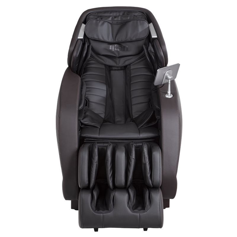 Titan Jupiter Premium LE Massage Chair - Brown and Black - Front View