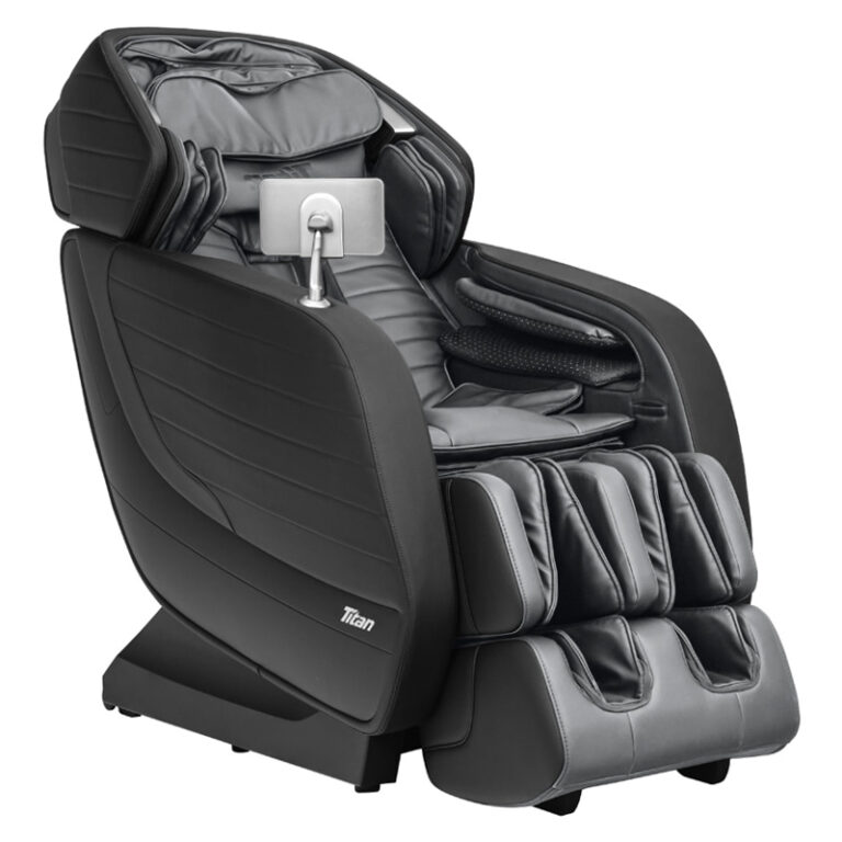 Titan Jupiter Premium LE Massage Chair - Brown and Charcoal