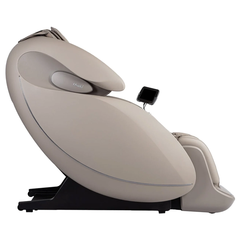 Osaki Platinum Solis 4D+ Massage Chair - Taupe - Side View