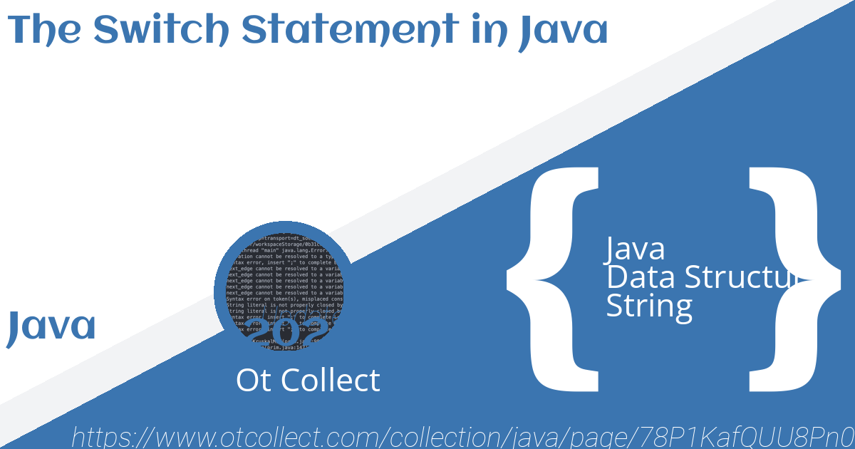 The Switch Statement In Java