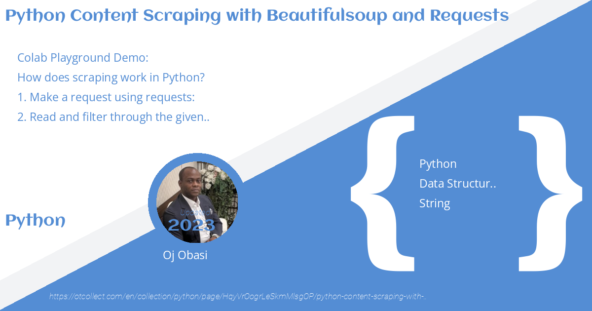 Python Content Scraping With Beautifulsoup And Requests