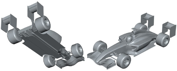 Mô hình cánh CDG của FIA. Ảnh: F1Techincal