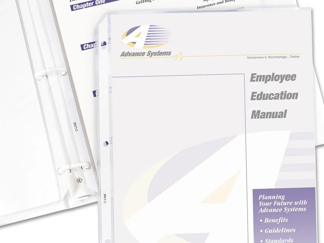 Bulk Transparent Sheet Protectors - Clear Page Protectors