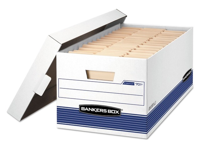 Archival Record Storage Cartons, Triple Strength