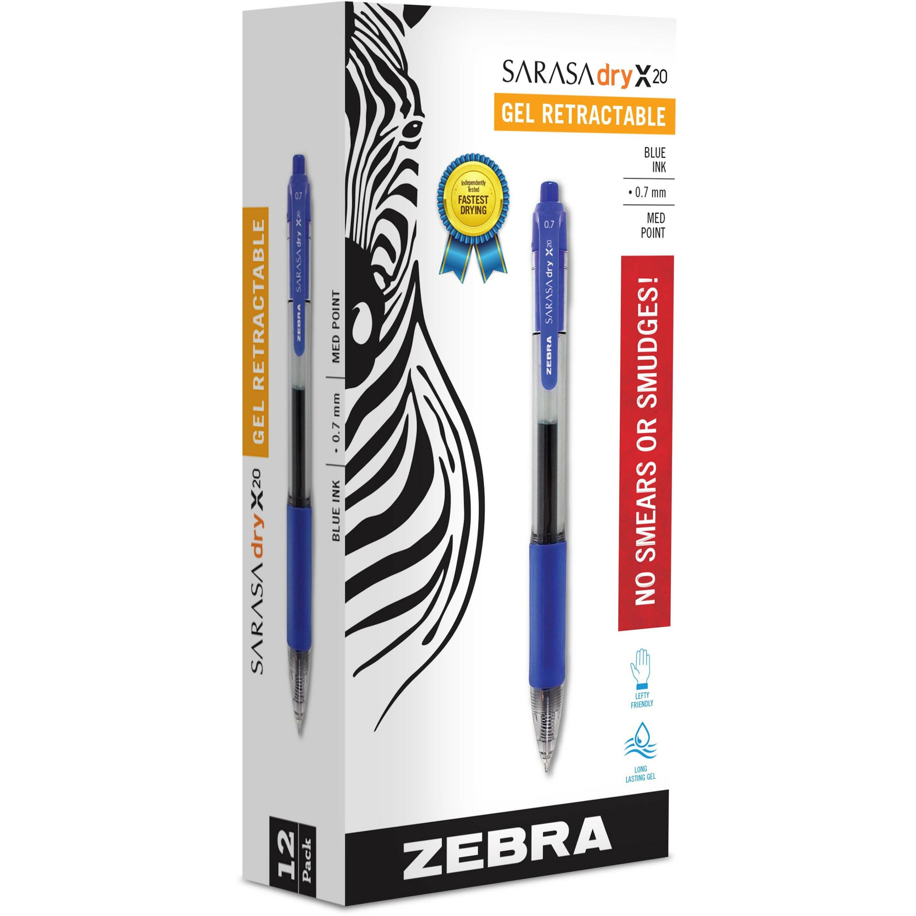 SARASA dry X20 Retractable Gel Pen by Zebra® ZEB46820