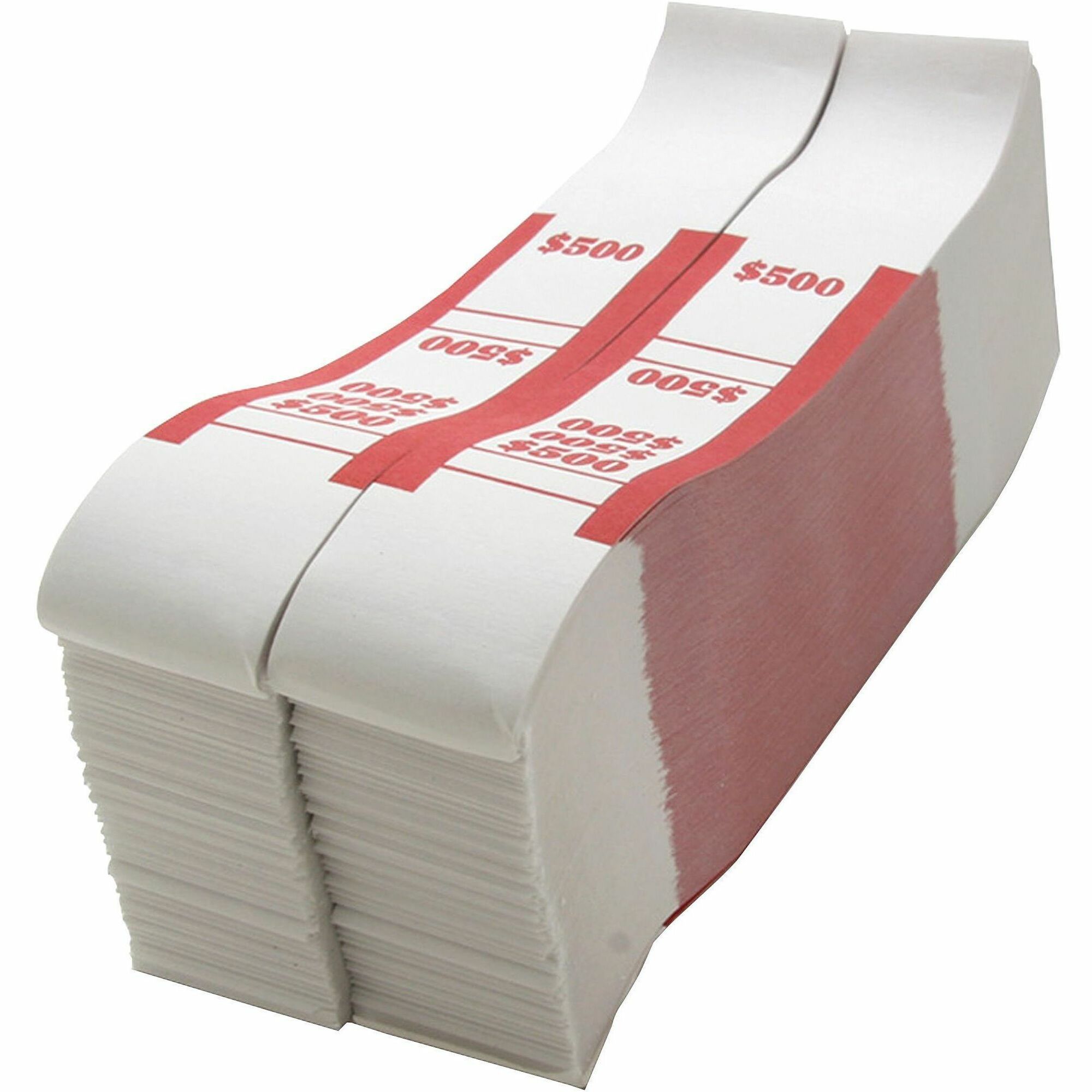 Sparco White Kraft ABA Bill Straps - 1000 Wrap(s)Total $500 in $5 Denomination - Kraft - Red - 1000 / Pack Sparco White Kraft ABA Bill Straps - 1000 Wrap(s)Total $500 in $5 Denomination - Kraft - Red - 1000 / Pack