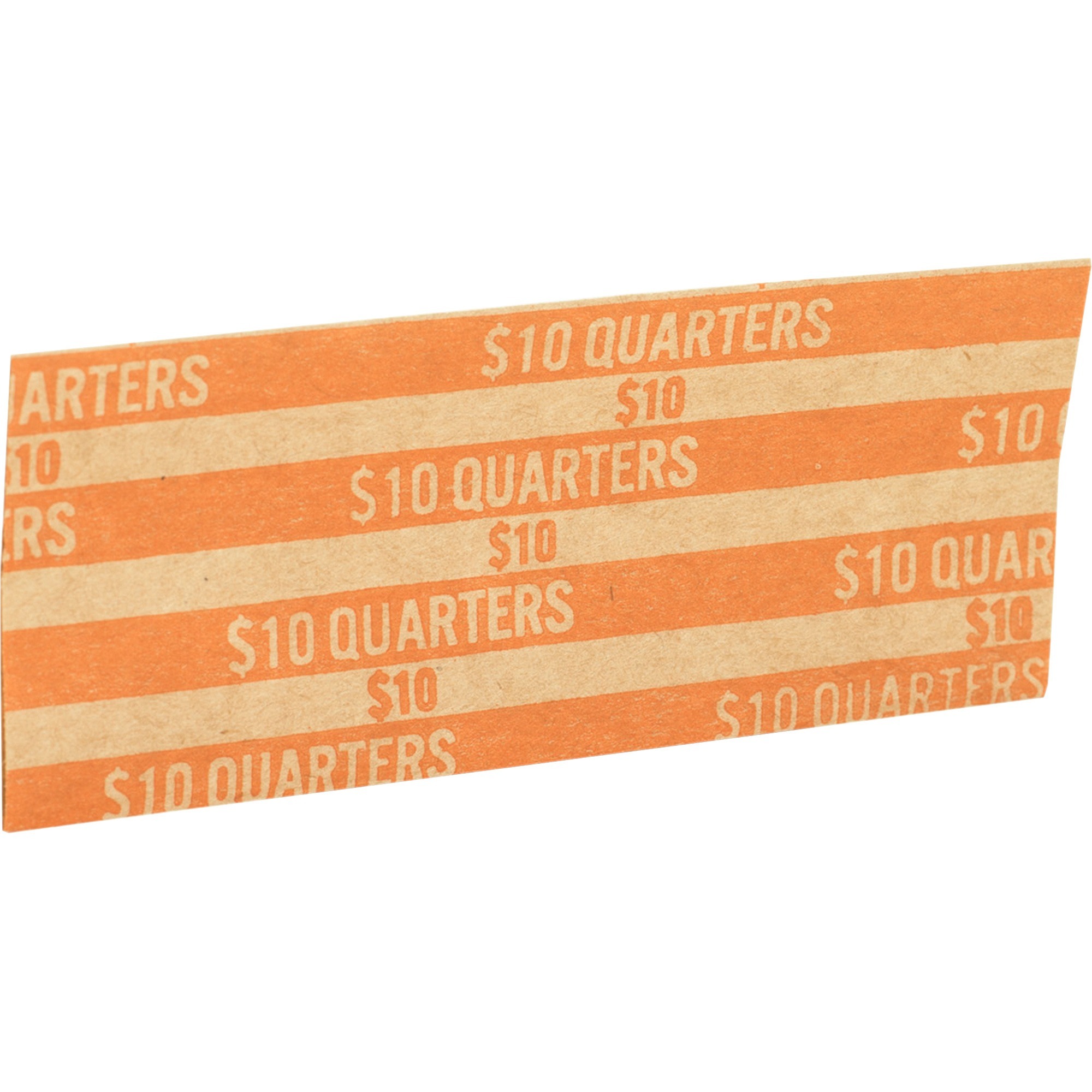 Sparco Flat Coin Wrappers - 1000 Wrap(s)Total $10 in 40 Coins of 25 Denomination - 60 lb Basis Weight - Kraft - Orange - 1000 / Pack Sparco Flat Coin Wrappers - 1000 Wrap(s)Total $10 in 40 Coins of 25 Denomination - 60 lb Basis Weight - Kraft - Orange - 1000 / Pack