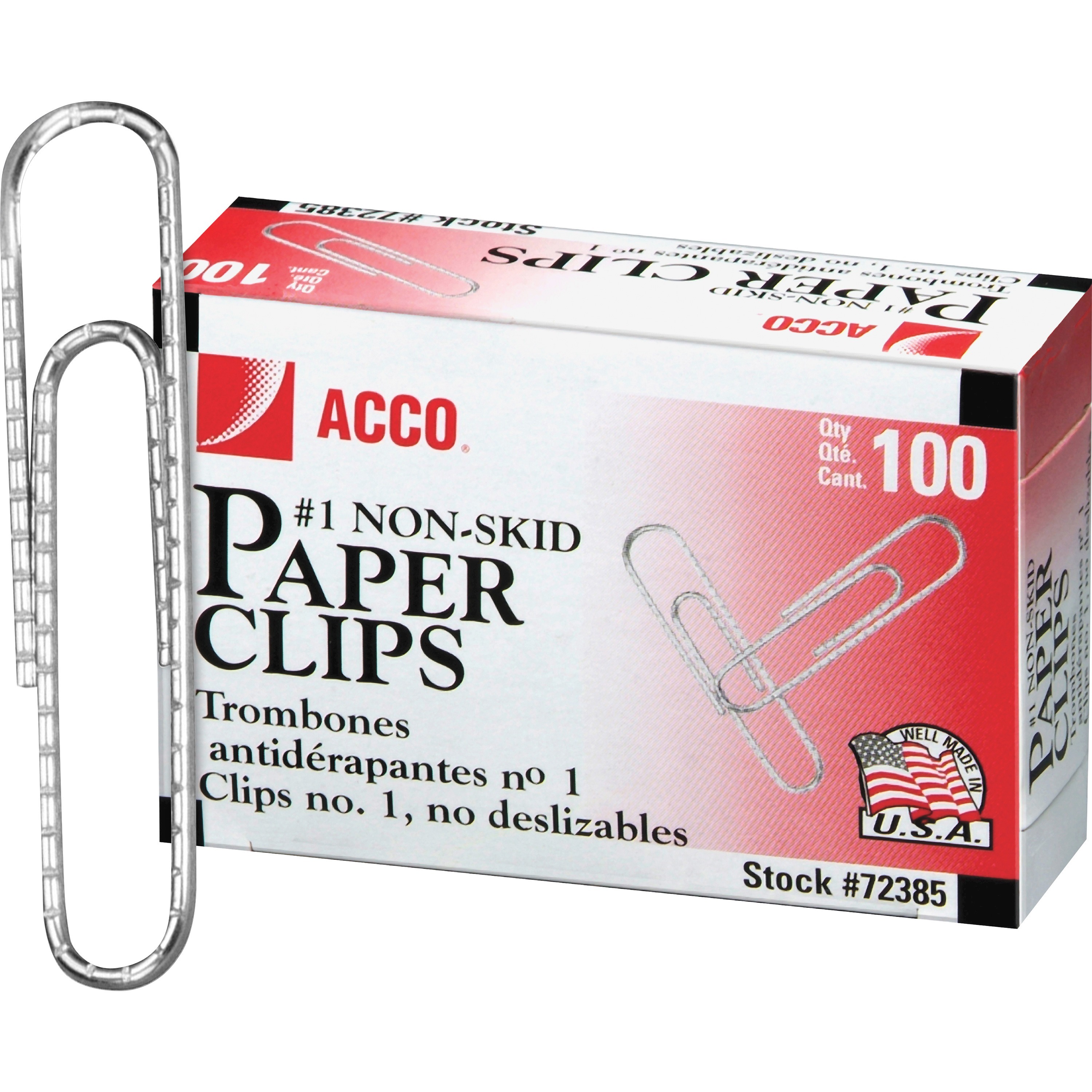 Premium Paper Clips by ACCO ACC72385 | OnTimeSupplies.com