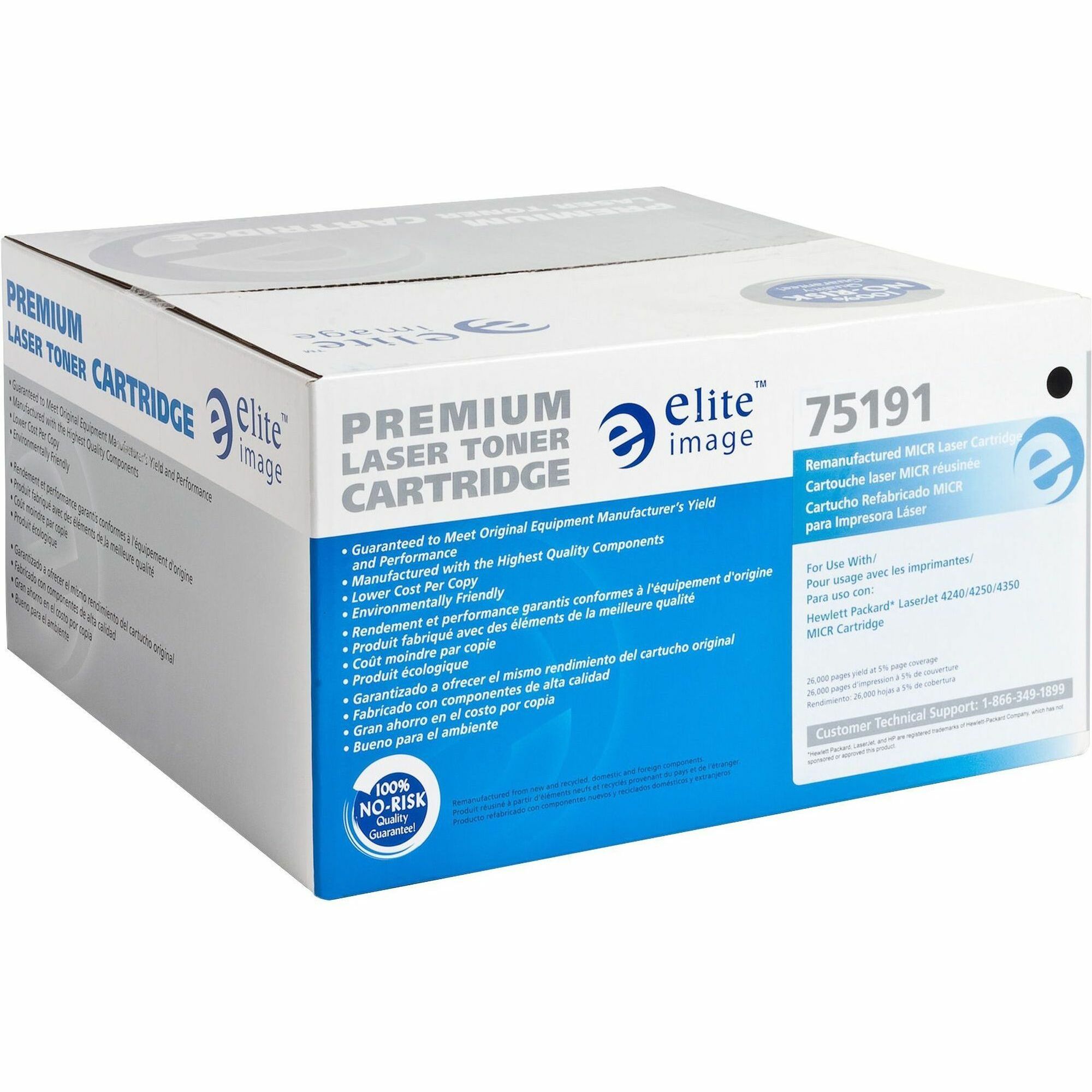 Elite Image Remanufactured MICR High Yield Laser Toner Cartridge - Alternative for HP 42X (Q5942X) - Black - 1 Each - 20000 Pages Black Elite Image Remanufactured MICR High Yield Laser Toner Cartridge - Alternative for HP 42X (Q5942X) - Black - 1 Each - 20000 Pages Black